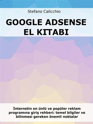 cover image of Google Adsense El Kitabı